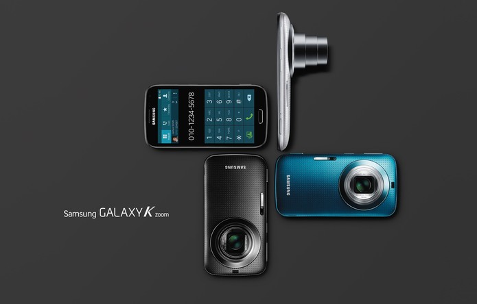 Galaxy K Zoom, smart com super câmera de 20.7 MP