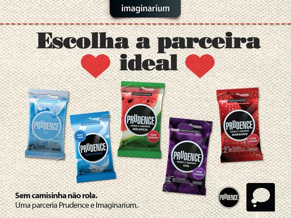 Prudence e Imaginarium flertam nas redes sociais